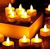 VRB Dec™ 24 Pcs Acrylic Flameless & Smokeless Decorative Candles Led Tea Light Candle Perfect for Gifting, Home, Birthday, Diwali, Christmas,Decorative Candles,Balcony, Birthday (Acrylic - 24 Pcs) #3