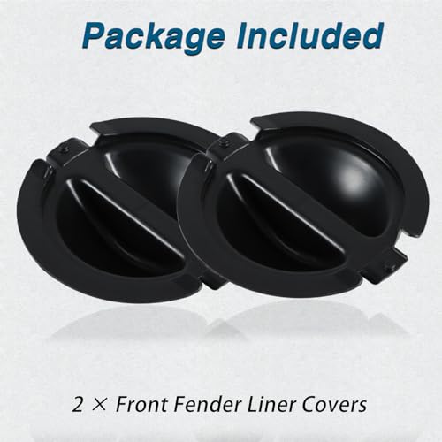Image of 2PCS Front Leaf Liner Covers, Front Fender Liner Cover Compatible with Jeep Grand Cherokee 2011-2017 Replace#: 55079292AD 55079293AD