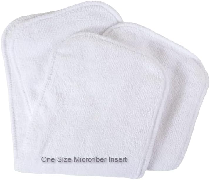 Miniatura 6 de Inserto de pañales de tela Kawaii para bebé, forro lavable, almohadilla de refuerzo, súper absorbente, de microfibra que se mantiene seca para