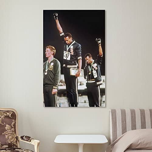 Oakita The 1968 Olympics Black Power Salute African American Athletes Tommie Smith And John Carlos Canvas A16X24Inch(40X60Cm) #TOP6
