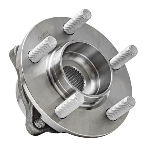 Image of Detroit Axle - Rear 2pc Wheel Bearing Hubs for 17-20 Ford GT, 15-20 Mustang, 2 Wheel Bearing & Hubs Assembly 2015 2016 2017 2018 2019 2020 Replacement