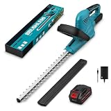 Tagliasiepi a Batteria 21V, Motore Brushless, Lama 51 cm, 1 Batterie 3,0Ah