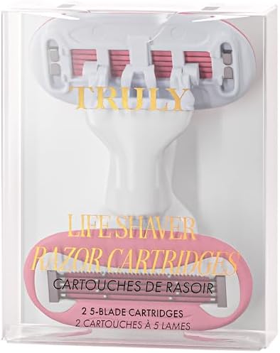 Truly Beauty Magnetic Razor Heads 2-Pack | Double-Bladed Refill Cartridges
