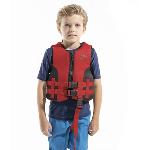Seachoice Evoprene Multi-Sport Life Jacket - Child - Red/Black, USCG Level 70