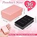 Batiyeer 36 Pcs Cardboard Jewelry Gift Boxes Jewelry Boxes Packaging Small Earring Gift Box with Lids for Necklace Ring (Pink,3.2 x 2 x 1.2 Inch)