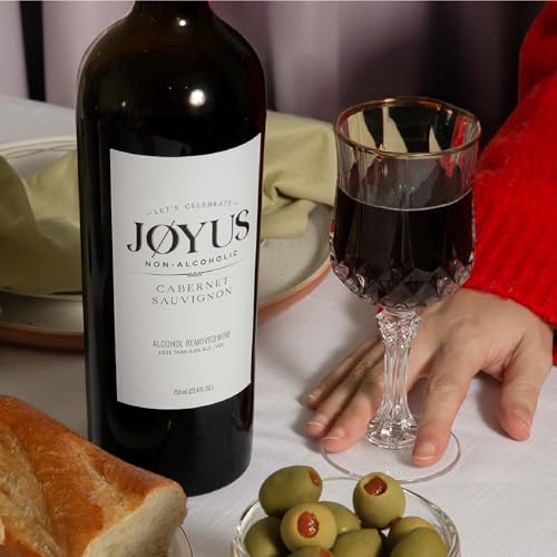 Joyus Non-Alcoholic Red Wine, Cabernet Sauvignon, Award Winning Best In Class Dealcoholized Wine, Complex & Warm, Low Sugar & Low Calorie, 750 ml (1 Bottle) - Thumbnail 7