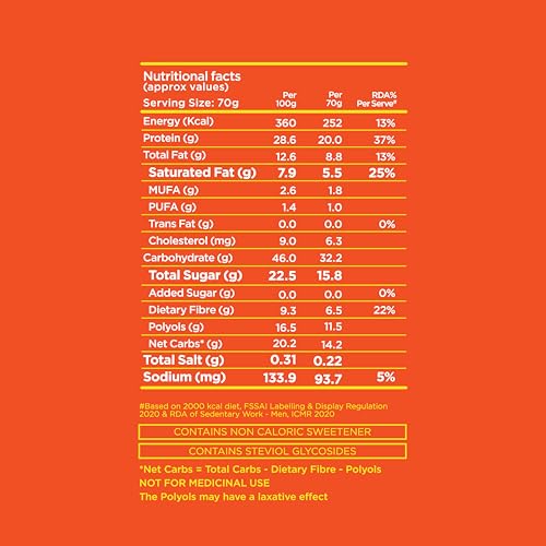 Image of Yogabar Power Up 20g Protein Bar (5 Bars, Choco Peanut Butter, No Added Sugar) | Least Net Carbs | Zero Added Sugar Protein Bars | High Protein Blend - Whey Protein Concentrate, Isolate, Peanuts & Soy | Healthy Protein Snacks