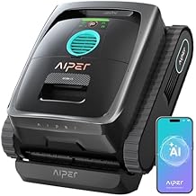 AIPER Scuba V3 AI Vision Cordless Robotic Pool Cleaner, 10x Faster Pool Cleaning with AI Patrol, 24/7 Auto Cleaning, Smart Waterline Parking & Multi-Layer Filtration, Gray