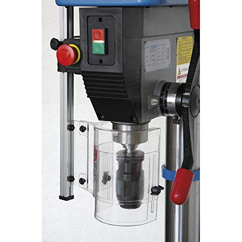 Fervi 0754/400 V - Taladro de columna con transmisión por correa y mesa inclinable trifásica
