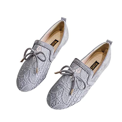 Stunner Womens Ballet Flats Lace Breathable Flats Comfortable Mesh Dress Flats