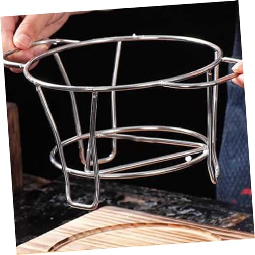 Support barbecue acier inoxydable et support réchaud camping extérieur porte-brûleur poêle