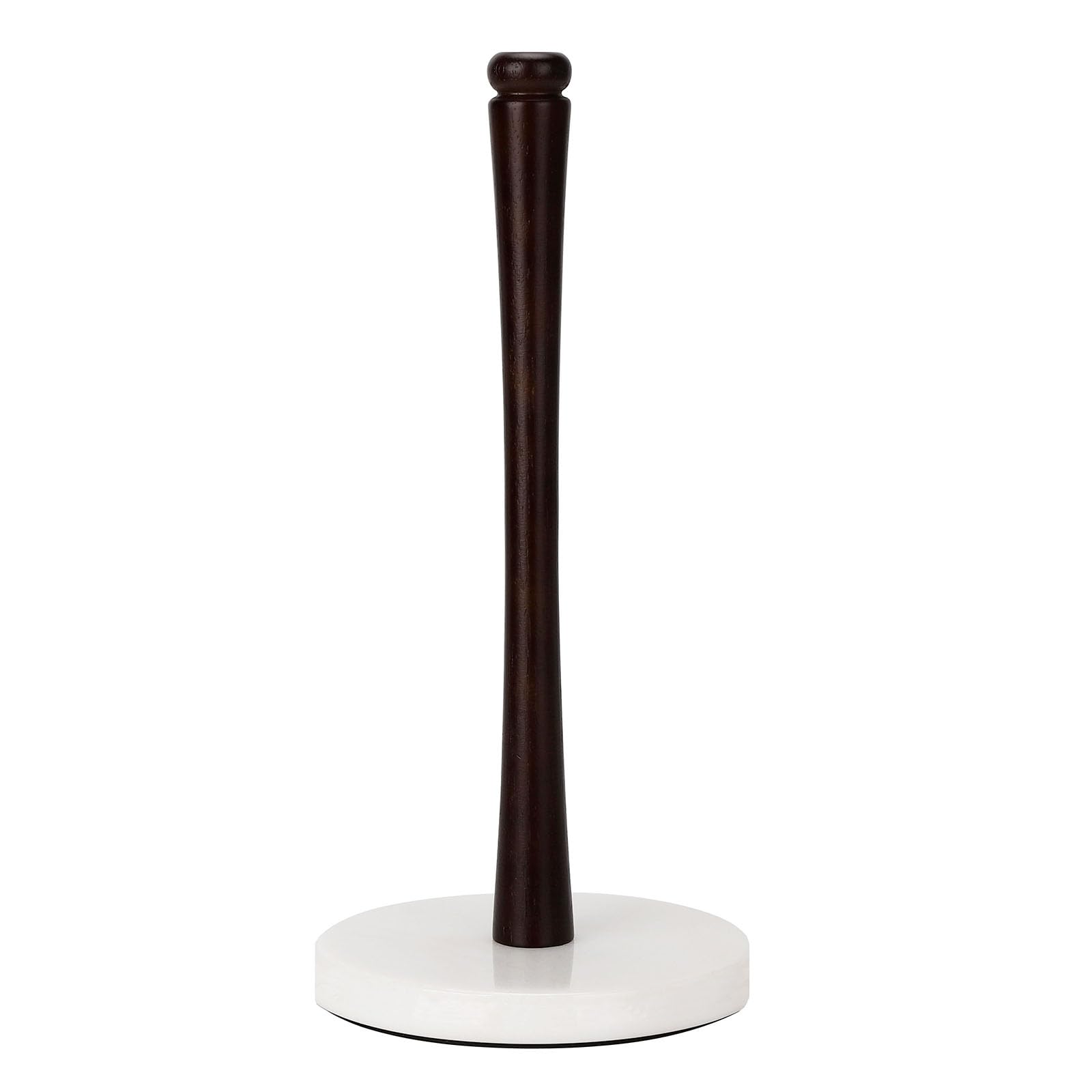 Wismay Paper Towel Holder Stand Countertop (Dark Brown Pole)