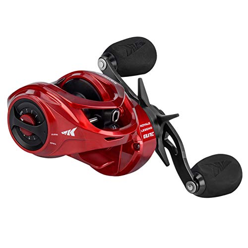 KastKing Royale Legend Baitcasting Reels,Elite Series Fishing Reel,8.1:1 Gear Ratio,Left Handed,Rage Red