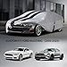 10 Layers Sedan Car Cover Custom Fit for Ford Mustang(2005-2025), 100% Waterproof All Weather for Automobiles, Gift with Towel, Heavy Duty Car Covers for Rain Sun UV Protection with Door Zipper.
