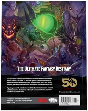 Dungeons & Dragons Rpg: Monster Manual Hard Cover (2024)