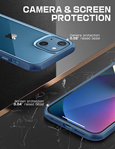 Supcase Unicorn Beetle Style Series Case For Iphone 13 (2021 Release) 6.1 Inch, Premium Hybrid Protective Clear Case (Azure) #TOP4