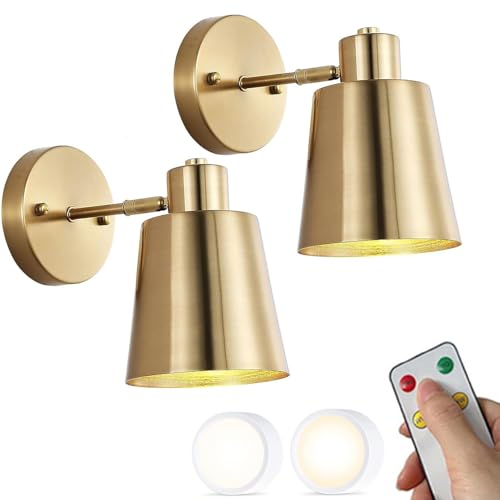 Apliques de pared para cabecero de cama recargables con mando 2