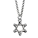 XYLUCKY 925 Collar de la Vendimia de la Plata esterlina para los Hombres y Las Mujeres, Colgante de la Estrella de David con la Caja, 55cm