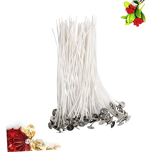 200 piezas mechas para velas con base 9 cm miniatura 3
