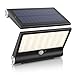 Produktbild Brandson - Außenlicht mit Bewegungsmelder  LED Solarlampe mit 3 Farbtemperaturen 84 SMD-LEDs - Wandleuchte mit Solar Aussen  Außenbeleuchtung -1500 mAh Akku - IP54 - Solarpanel