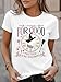 Musical Shirt Women Changed for Good Shirts Witch and Princess Musical Movie Fan Gifts Tshirt Casual Crewneck Tops White
