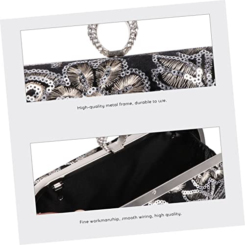 VALICLUD 1Pc Bolsa De Noite Bordada Carteira De Pulso Bolsa De Diamante Carteiras De Pulso Femininas
