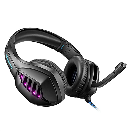 Image of (Refurbished) Cosmic Byte GS430 Gaming Headphone, 7 Color RGB LED and Microphone for PC, PS5, Xbox, Mobi