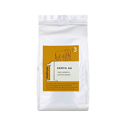 PjAAaR[q[̃EFCg[Y227O (Waitrose 1) (x 2) - Kenya AA Coffee Beans Waitrose 227g (Pack of 2)
