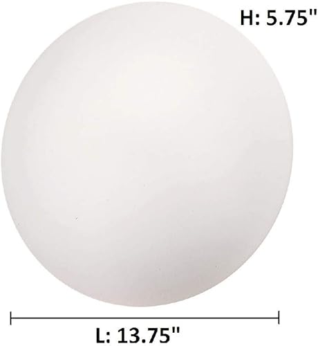 Miniatura 2 de EGLO 83404A Ella - Lámpara LED regulable de techo empotrado para baño, sala de estar y armario, 6 pulgadas, ópalo