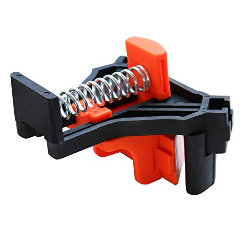 90 Degree Corner Clamps, Wood Working Tools, 4Pcs Right Angle Clamps With Adjustable Spring Load, Clip Clamp Tool For Woodworking #TOP5