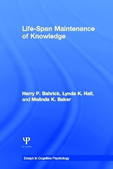 Life-Span Maintenance of Knowledge Life-Span Maintenance of Knowledge book cover