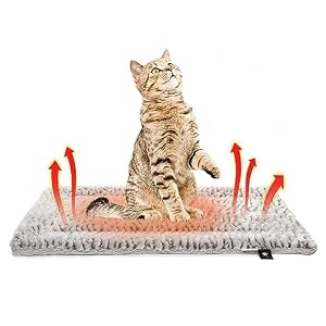 Self Heating Cat Pad Self Warming Cat Bed 22″ x 17″ Thermal Cat Mat Extra Warm Pet Mat for Outdoor and Indoor Large Kittens Small Puppy Pets