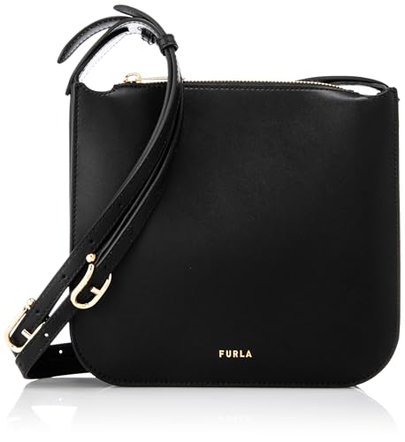 Sac à épaule Furla Ava Crossbody Nero en cuir noir chic