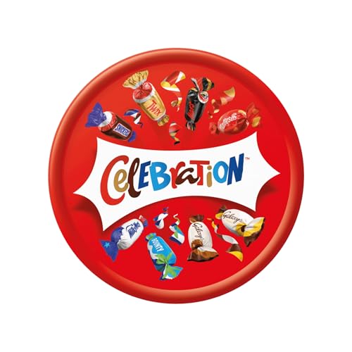 Image of Celebration Chocolate Tub – 500 g Sharing Tub | Variety of Mini Bars | Vegetarian-Friendly | Suitable for All Occasions | Iconic Variety in One Tub