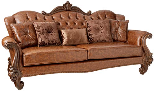 ACME Versailles Sofa w/5 Pillows - 52100 - 2-Tone Light