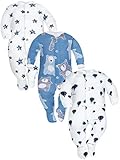EXTREMADAMENTE FUNCIONAL - Los mamelucos fueron diseñados para cumplir perfectamente el papel de un traje completo durante el día, pero también como un pijama nocturno. El fácil acceso al pañal le permite cambiarlo rápidamente tanto de día como de noche. Gracias a hermosos patrones de mamelucos, cumplirán su función no solo en casa, sino también durante la familia y eventos ocasionales.
