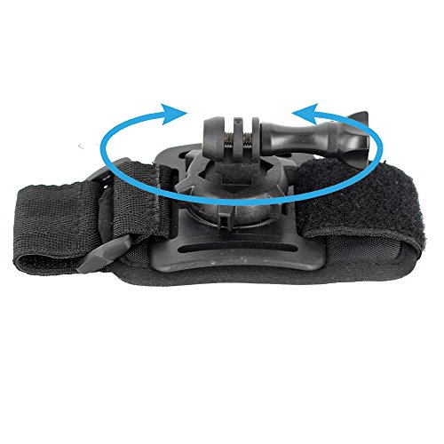 REC-MOUNTS Rotating Multi-Mount Type 2 Rotary Multi Mount for Panasonic HX-A1H/HX-A500 Wearable Camera for Wrists, Shoulders, Backpacks, Ankles, Pets and More (PS-56T2HX)