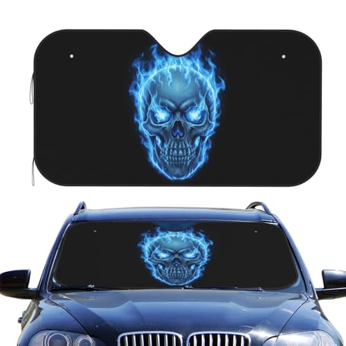 Pare-soleil pour voitures SUV et MPV avec protection anti-chaleur crâne feu