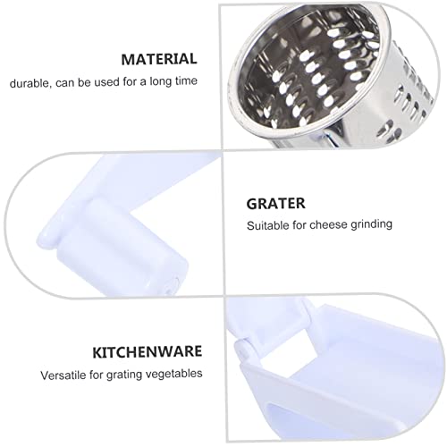 Set rallador de queso giratorio multiusos de mano miniatura 7
