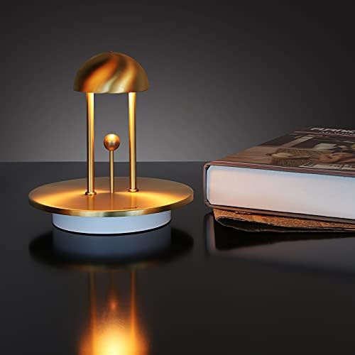 AGM Table Lamp, Desk Lamp Bell Design Night Lamp, 2000mAh Rechargeable Touch Sensor Modern Desk Mood Lamp for Bedroom, Living Room, Dining's Room, Office, Resturant