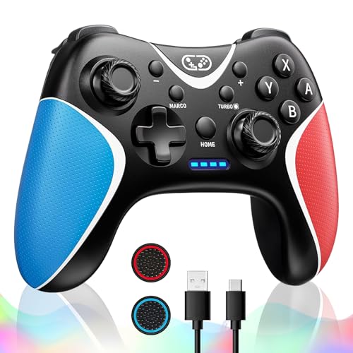 ���C�����X�v���R���g���[���[ Switch Switch2 �X�C�b�` PC Android ���o�C���Q�[�� �v���R�� �ŐV�A�b�v�f�[�g Blutetooth 3�i�K�U�� 6���W���C���Z���T�[ �}�N���@�\ �A�� �u���[ ���b�h �u���b�N �s���N