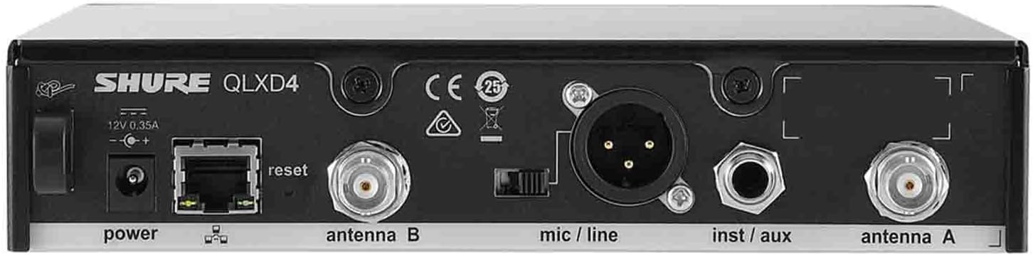Shure QLXD14/SM35 Headworn Wireless System with SM35 Headset Microphone, H50