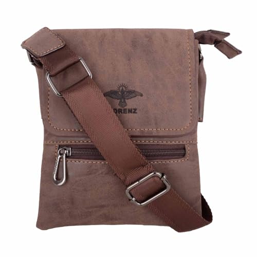 Sac à bandoulière compact finitions soignées en cuir PU bicolore durable