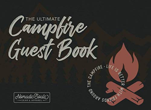 The Ultimate Campfire Guest Book: Mountain Scene Cover (Version 1)