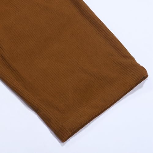 Men's Corduroy Dress Pants Slim Fit Stretchy Comfortable Business Casual Trousers for Work and Daily Wear3