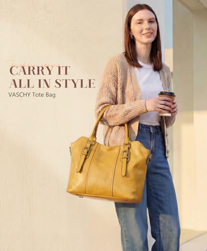 Image of VASCHY Hobo Purse for Women, Two-Strap Set, Easily Converts to Shoulder Bag, Crossbody Bag, or Tote Handbag, Travel Work Bag