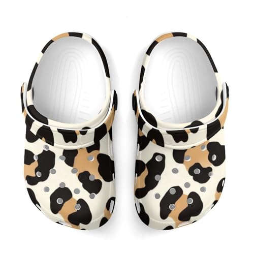 Fashion Beach Pool Slippers Toddler Slides Sandals Children Water Shower for Boy Cheetah Leopard Print