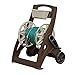 Suncast Hosemobile Garden Hose Reel Cart - Lightweight Portable Garden Cart with EasyLink, Crank Handle, and Storage Tray for Gardening Accessories - 225' Hose Capacity - Bronze and Taupe