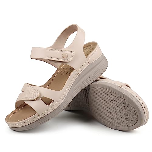 Ortho + Rest Women Arch Support Walking Sandals Comfortable Orthotic Sandals (6.5,Beige) by Ortho+rest - Used condition - Image 6