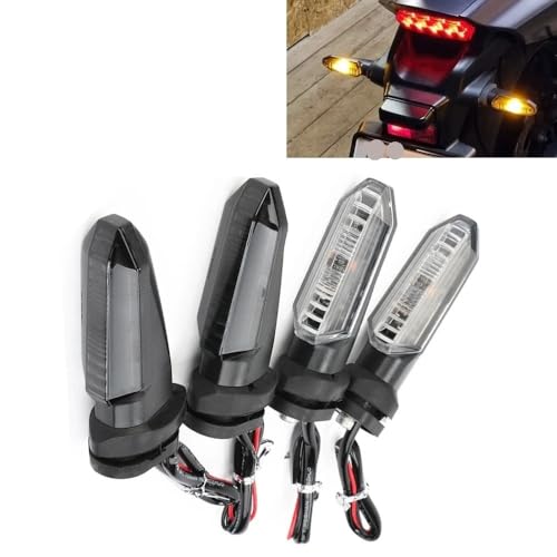 Clignotant Moto LED CB400F Indicateur de Direction Orange 12V